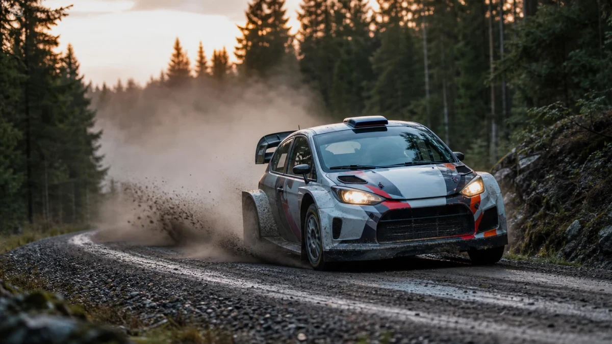 Motorsportmiljö som illustrerar oliver solberg